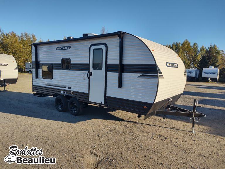 Roulotte Sunset Park Rv SunLite 21db LTD 2026 (100watts panneau solaire)