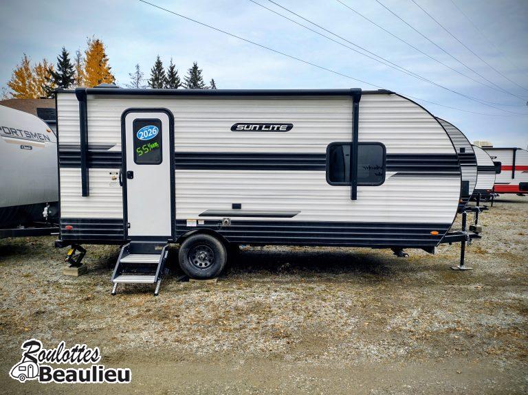 Roulotte Sunset Park Rv SunLite 19bh LTD 2026 (190watts panneau solaire)
